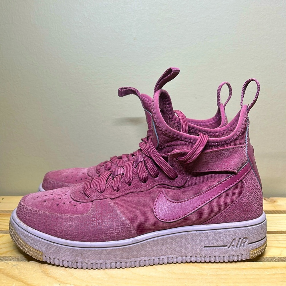 Nike Air Force 1 Ultraforce MID Vintage Wine AJ1701-600 Womens Sz 6